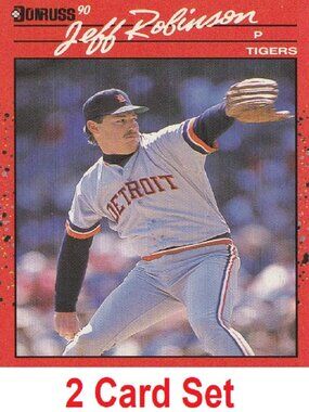 Jeff Robinson Baseball Card Collection